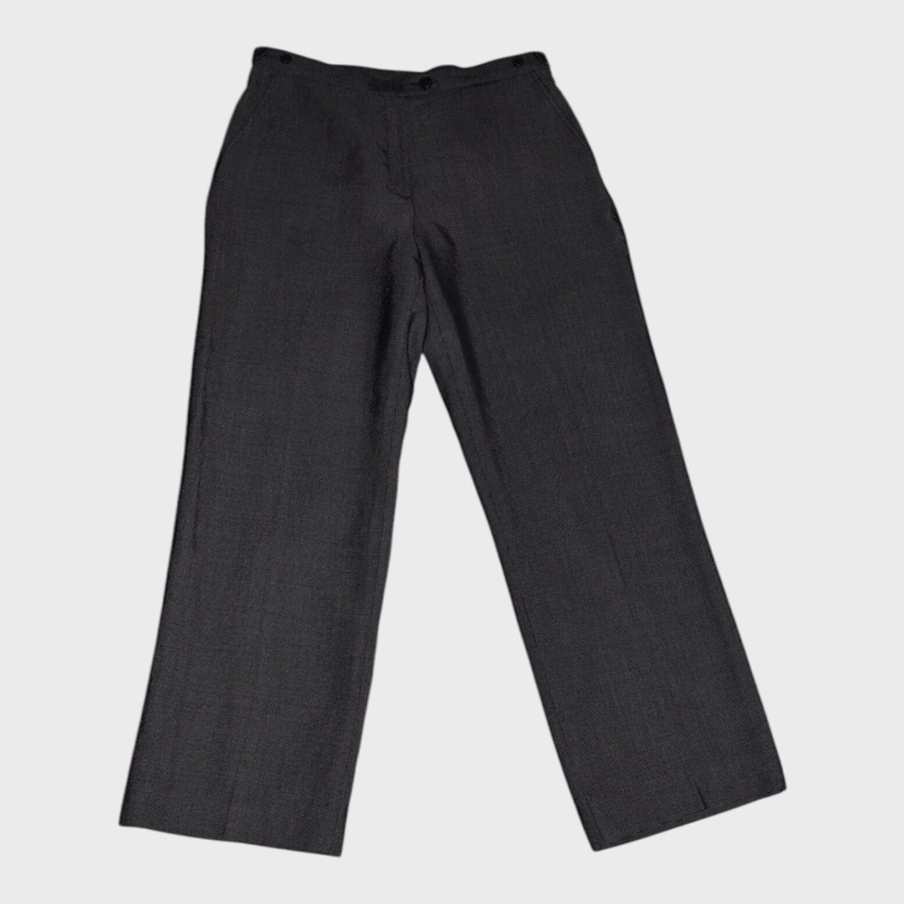 Jone New York Vintage Tailored Birds Eye Wide Leg Pants - Picture 1 of 6